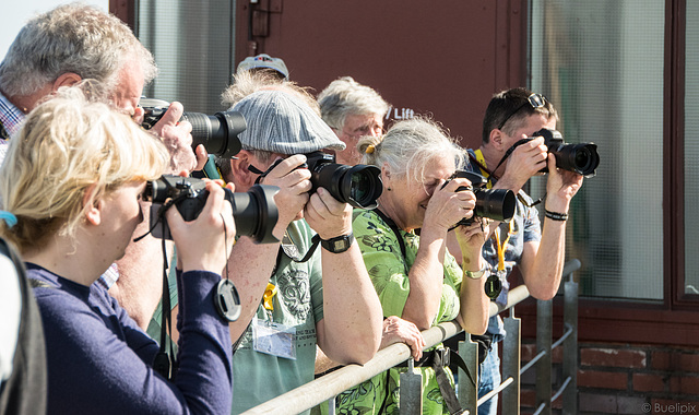 Kokerei Zollverein - so sieht's aus, wenn man mit Fotofreunden unterwegs ist ... (© Buelipix)