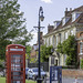 Telephone Box bei der Salisbury Cathedral