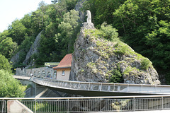 Eingang der Tropfsteinhöhle in Rübeland