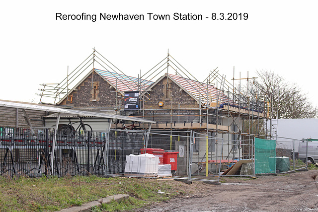 Newhaven Station reroofing 8 3 2019