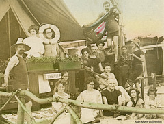 Vacationing at Woodland Beach, Staten Island, New York, August 1908