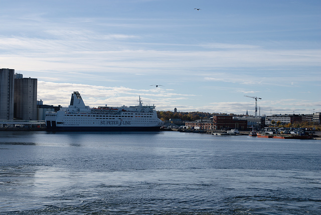 Fähre »Princesse Anastasia« im Hafen Stockholm