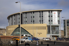 'Sleeperz' Hotel and Entrance to Dundee Railway Station