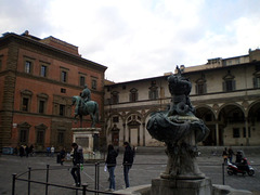 Piazza della Santissima Annunziata.