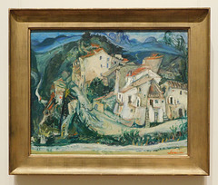 View of Cagnes by Soutine in the Metropolitan Museum of Art, January 2019