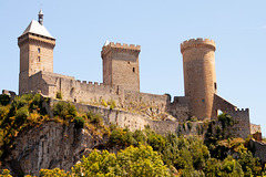 The three towered castle at Foix