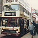 Kentish Bus & Coach 535 (G535 VBB) in New Oxford Street, London – 25 Sep 1991 (152-24)