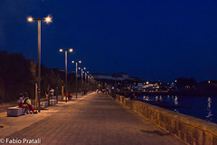 Waterfront at dusk