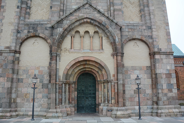 Denmark, Main Door of the Ribe Cathedral