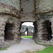 Entrance gateway to Rhuddlan Castle
