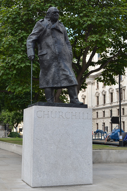 London, Monument to Sir Winston Churchill
