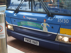 Stagecoach East Midlands (LRCC) 35130 (YN56 HAO) in Retford - 29 Aug 2015 (DSCF1442)