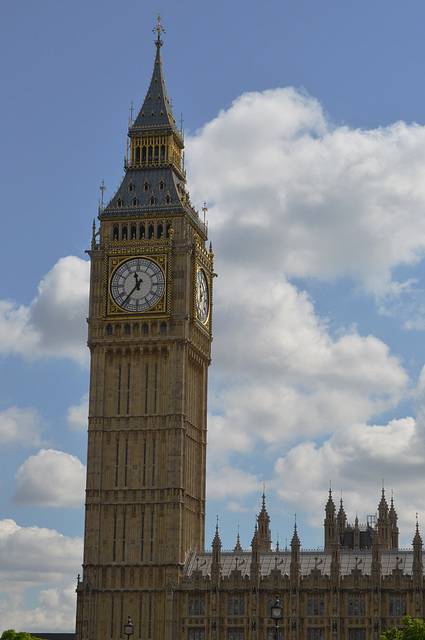 London, Big Ben (The Clock Tower of the Palace of Westminster)