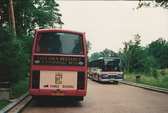 Taylor's Reliance TSU 477 (B617 CKG) and Ouse Valley E22 XHL at Barton Mills - 4 Jul 1992