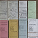 A selection of Spoddendale timetable leaflets 1972-1975