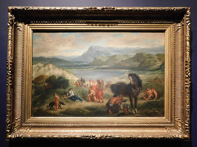Ovid Among the Scythians by Delacroix in the Metropolitan Museum of Art, January 2019