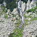 Bulgaria, Pirin Mountains, Nameless Waterfall on the Northern Slopes of the Pit of the Fish Lake