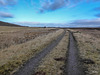 The old rail track stretching across the wilds of Dava Moor