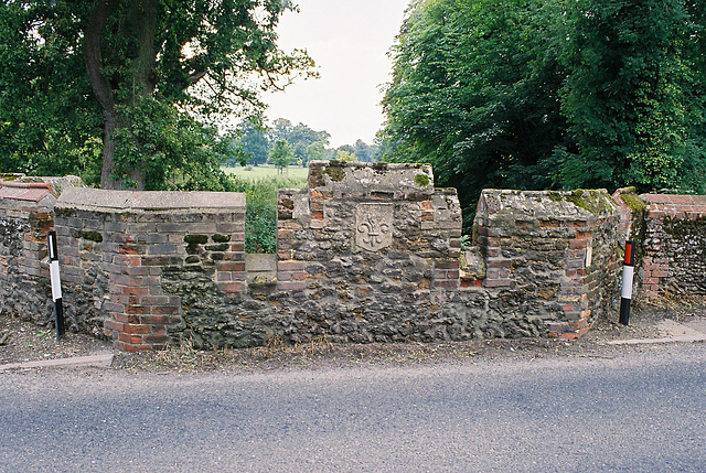 Bridge by Lodge to the Demolished Hillington Hall, Norfolk