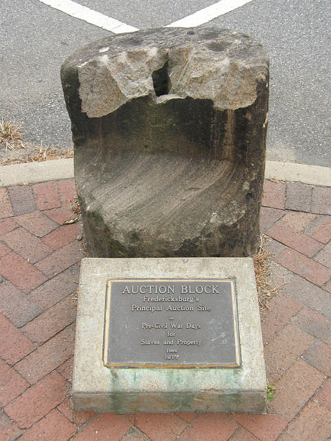 Slave Auction Block