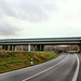 Massener Heide, Brücke der A1 über dem Liedbachtal (Unna) / 25.12.2020