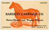 Bardens Carriage Company, Horseshoers and Wagonmakers, West Orange, New Jersey
