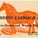 Bardens Carriage Company, Horseshoers and Wagonmakers, West Orange, New Jersey