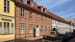 Schweriner Fachwerk: Wohnhaus von Carl Hill in der Münzstraße