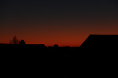 Sonnenuntergang in orange