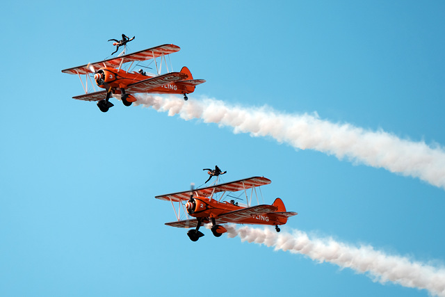 Farnborough Airshow July 2016 XPro2 Wingwalkers 8