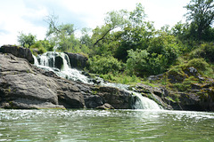 Украина, Левый рукав водопада Вчелька /  Ukraine, Left stream of Vchelka waterfall