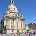 Frauenkirche Dresden - mit umweltfreundlichen Taxis