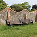 Garden Wall, Godyll Road, The Common, Southwold, Suffolk
