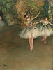 Edgar Degas : Deux danseuses sur scène (Du dancistinoj sur la scenejo)