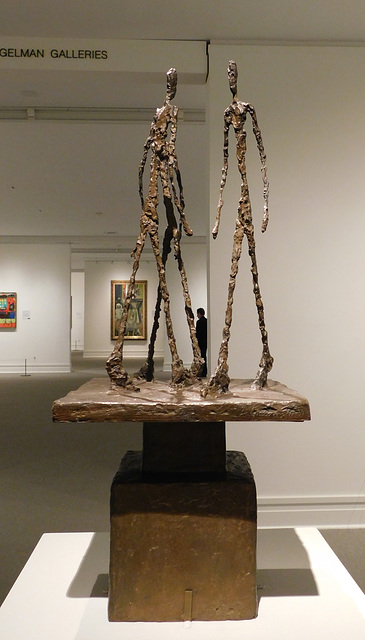 ipernity: Three Men Walking II by Giacometti in the Metropolitan 