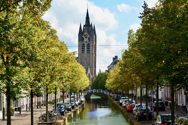Delft 2016 – View of the Oude Delft