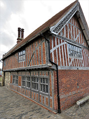 aldeburgh moot hall,  suffolk  (2) built mid c16, the barge boards etc. part of the c19 refurb by r.m. phipson 1854-5
