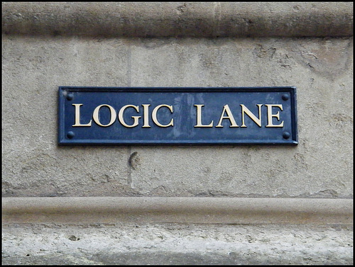 Logic Lane street sign