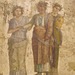 Detail of a Wall Painting with Jason and Pelias in the Naples Archaeological Museum, July 2012