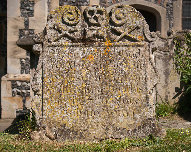 Royston tombstone