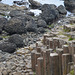Giant's Causeway, Hexagonal Basalt Columns and Volcanic Tuff Boulders