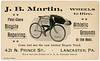 John B. Martin, Bicycle Trick Rider, Lancaster, Pennsylvania, ca. 1903