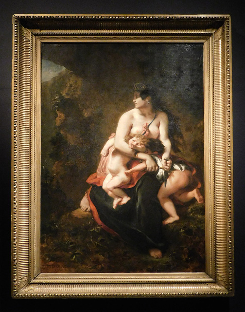 Medea About to Kill her Children by Delacroix in the Metropolitan Museum of Art, Jan. 2019