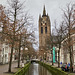The leaning tower of Delft