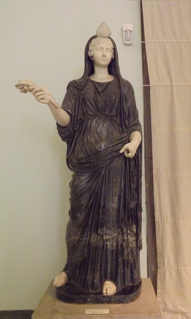 Fortuna-Isis Restored as Faustina the Younger as Ceres in the Naples Archaeological Museum, July 2012