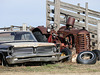 Pontiac and Massey Harris, rusting side by side