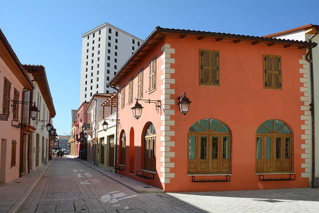 Albania, Old Town of Vlorë, Red House
