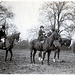 Hunt Meet at Egginton Hall, Derbyshire 18th November 1920  photo by Ernest Aberahams of Burton upon Trent