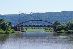 Letzte Blicke auf die alte Weserbrücke