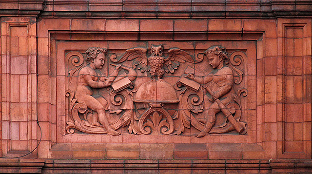 Middlewich Technical School and Free Library - detail 2